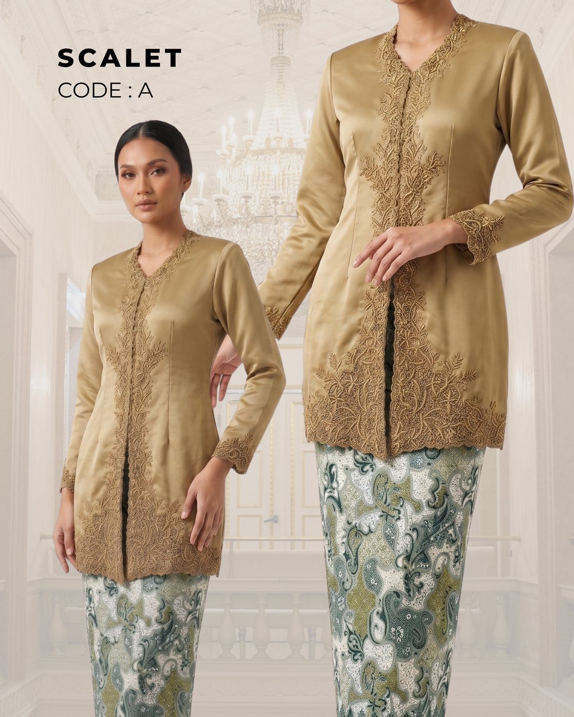 Kebaya Scalet – Emas Zaitun — Emas Zaitun